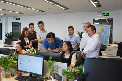 泰州高新區(qū)張國局長一行蒞臨工立方打工網(wǎng)總部考察指導(dǎo)，共商信息服務(wù)業(yè)務(wù)發(fā)展